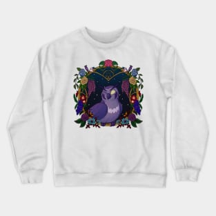 Floral Owl Crewneck Sweatshirt